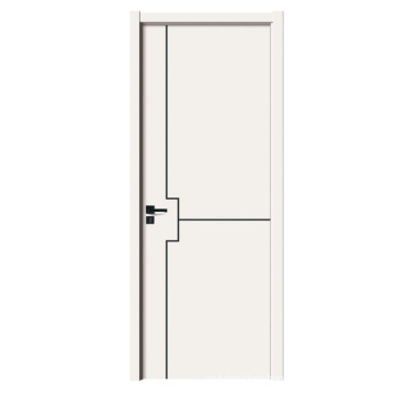 mdf door skin sheet Light luxury paint free melamine modern design doors use for hotel GO-Q005